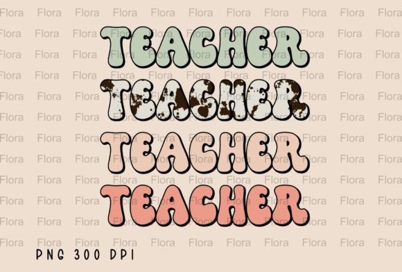 Download Retro Teacher Back to School Hippie PNG - Retro Collection