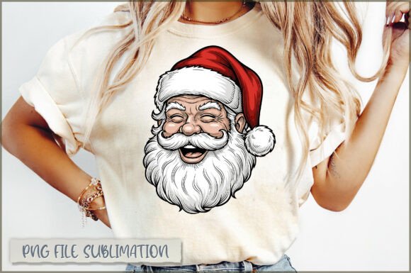 Download Vintage Santa PNG, Retro Funny Santa - Retro Collection