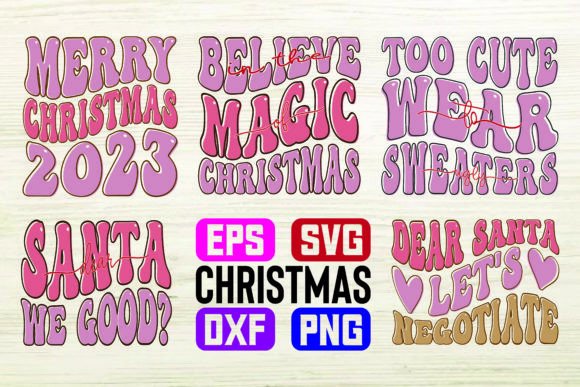Download Christmas Retro Designs Bundle - Retro Collection