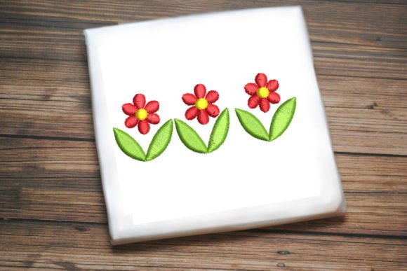 Download Three Red Pretty Flowers - Flowers Collection