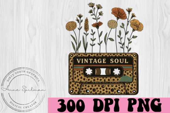 Download Vintage Soul Cassette Tape &amp; Flowers - Flowers Collection