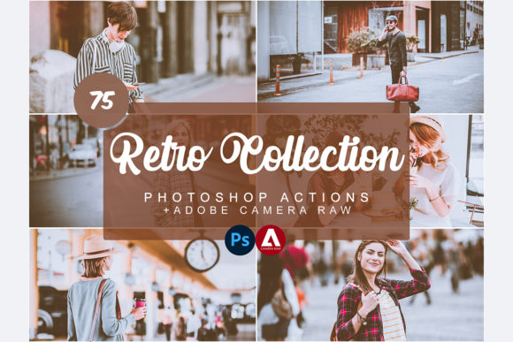 Download Retro Collection Photoshop Actions - Retro Collection