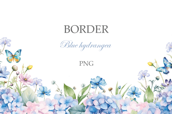 Download Border Flowers and Butterfly - Flowers Collection